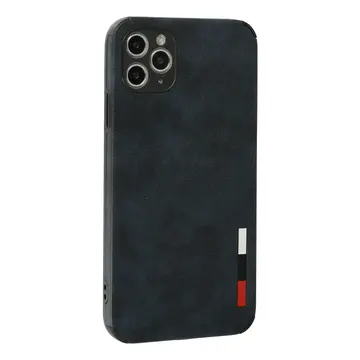 İphone 11 Pro Max Kılıf Loop Deri Silikon - Lacivert