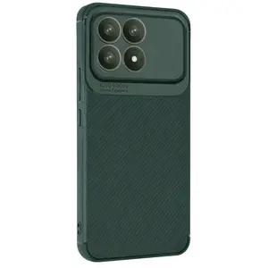 Xiaomi Poco F8 Pro Auto Focus Karbon Kapak - Koyu Yeşil