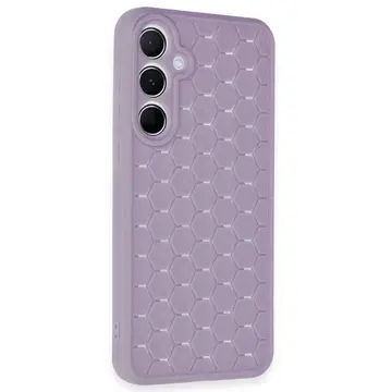 Samsung Galaxy A15 4g Kılıf Petek Silikon Kapak - Lila