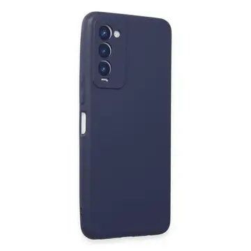 Tecno Camon 18 Kılıf First Silikon - Lacivert