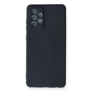 Samsung Galaxy A72 Kılıf Nano İçi Kadife Silikon - Lacivert