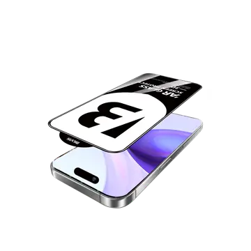 İphone 15 Pro Max Bilvis 5d Super Clear Diamond Cam Ekran Koruyucu
