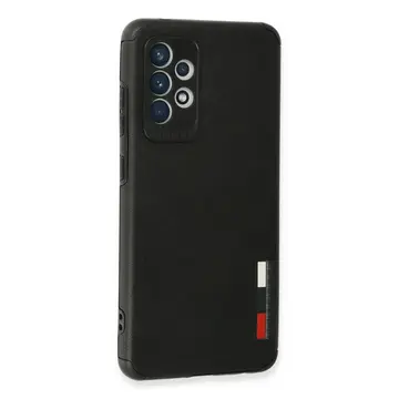 Samsung Galaxy A72 Kılıf Loop Deri Silikon - Siyah