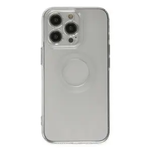 İphone 13 Pro Kılıf Santa Lens Silikon - Şeffaf