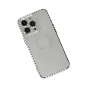 İphone 13 Pro Kılıf Santa Lens Silikon - Şeffaf