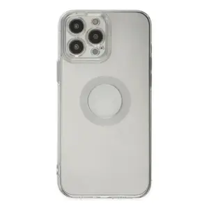 İphone 13 Pro Max Kılıf Santa Lens Silikon - Şeffaf
