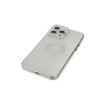 İphone 13 Pro Max Kılıf Santa Lens Silikon - Şeffaf