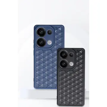 Xiaomi Redmi Note 13 Pro 5g Kılıf Petek Silikon Kapak - Lacivert
