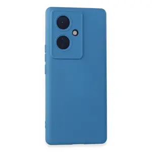 Vivo V29 Lite Kılıf Nano İçi Kadife Silikon - Mavi
