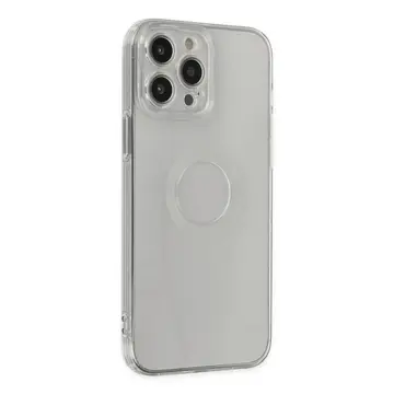İphone 14 Pro Max Kılıf Santa Lens Silikon - Şeffaf