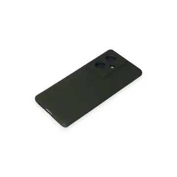 Vivo V29 Lite Kılıf Nano İçi Kadife Silikon - Koyu Yeşil