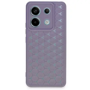 Xiaomi Redmi Note 13 Pro 5g Kılıf Petek Silikon Kapak - Lila