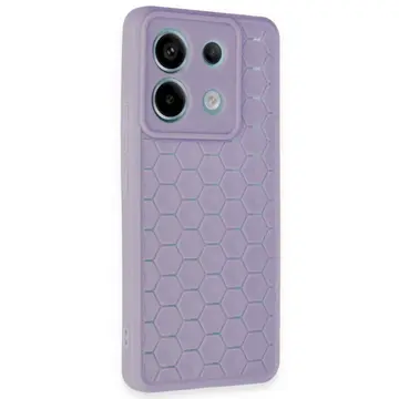 Xiaomi Redmi Note 13 Pro 5g Kılıf Petek Silikon Kapak - Lila