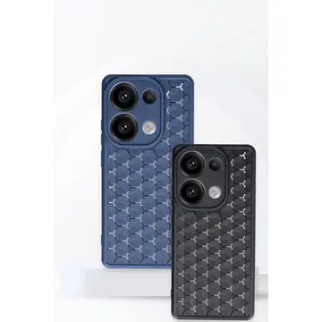 Xiaomi Redmi Note 13 Pro 4g Kılıf Petek Silikon Kapak - Siyah