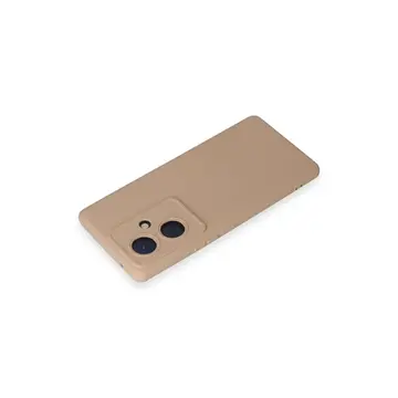 Vivo V29 Lite Kılıf Nano İçi Kadife Silikon - Pudra