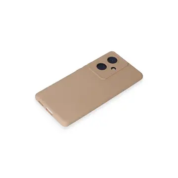 Vivo V29 Lite Kılıf Nano İçi Kadife Silikon - Pudra