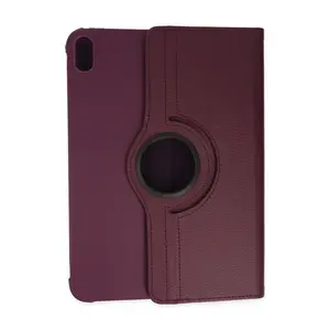 İpad 2025 10.9 10.nesil (a16)  Kılıf 360 Tablet Deri Kılıf - Mürdüm