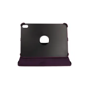 İpad 2025 10.9 10.nesil (a16)  Kılıf 360 Tablet Deri Kılıf - Mürdüm