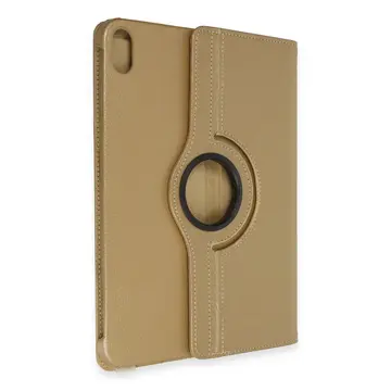 İpad 2025 10.9 10.nesil (a16) Kılıf 360 Tablet Deri Kılıf - Gold