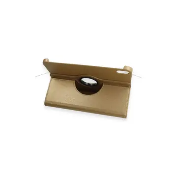 İpad 2025 10.9 10.nesil (a16) Kılıf 360 Tablet Deri Kılıf - Gold