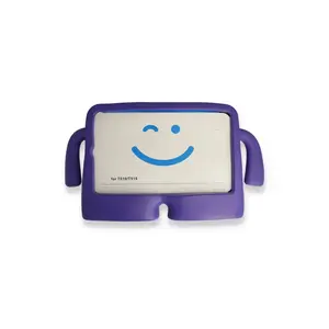 İpad 2025 10.9 10.nesil (a16) Kılıf Karakter Tablet Silikon - Mor