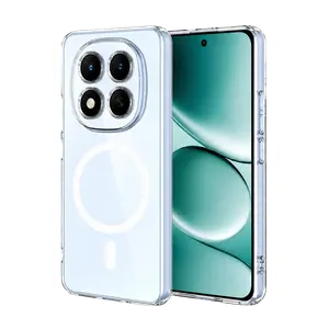 Xiaomi Redmi Note 15 Pro 5g Combo Sert Şeffaf Magsafe Kapak - Şeffaf