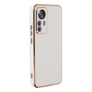 Xiaomi Mi 12t Pro Kılıf Volet Silikon - Beyaz