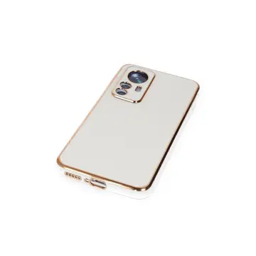 Xiaomi Mi 12t Pro Kılıf Volet Silikon - Beyaz