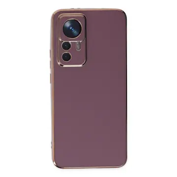 Xiaomi Mi 12t Pro Kılıf Volet Silikon - Mor
