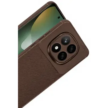 Xiaomi Redmi Note 15 Pro 5g Auto Focus Karbon Kapak - Kahverengi