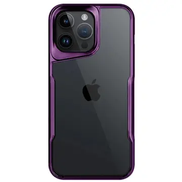 İphone 15 Pro Max Kılıf Boyi Silikon Kapak - Derin Mor