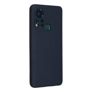 İnfinix Hot 11s Kılıf Nano İçi Kadife Silikon - Lacivert