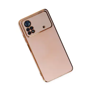 Xiaomi Poco X4 Pro 5g Kılıf Volet Silikon - Pembe