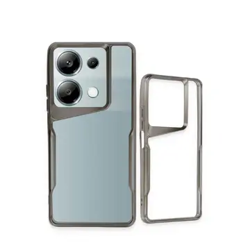 Xiaomi Redmi Note 13 Pro 4g Kılıf Boyi Silikon Kapak - Siyah