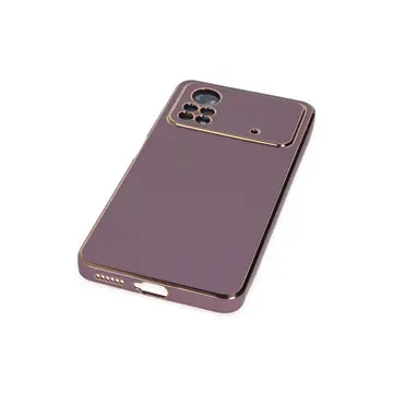 Xiaomi Poco X4 Pro 5g Kılıf Volet Silikon - Mor