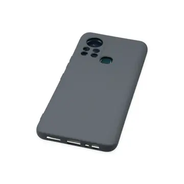 İnfinix Hot 11s Kılıf Nano İçi Kadife Silikon - Gri