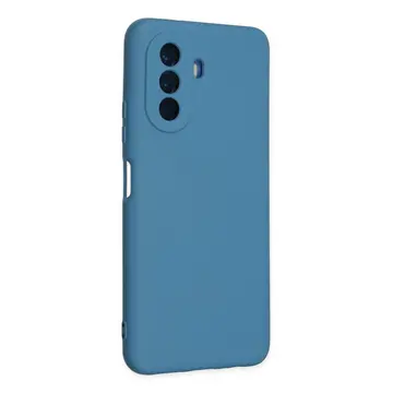 Huawei Nova Y70 Kılıf Nano İçi Kadife Silikon - Mavi