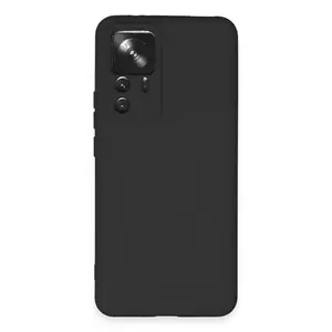 Xiaomi Mi 12t Pro Kılıf Nano İçi Kadife Silikon - Siyah
