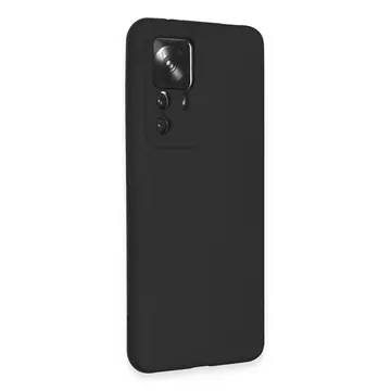 Xiaomi Mi 12t Pro Kılıf Nano İçi Kadife Silikon - Siyah