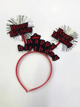 Happy Birthday Neon Renk Doğum Günü Tacı 12 Adet