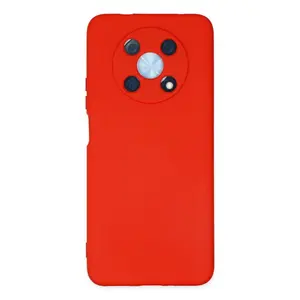 Huawei Nova Y90 Kılıf Nano İçi Kadife Silikon - Kırmızı