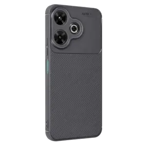 Xiaomi Redmi 13 4g Kılıf Auto Focus Karbon Kapak - Gri