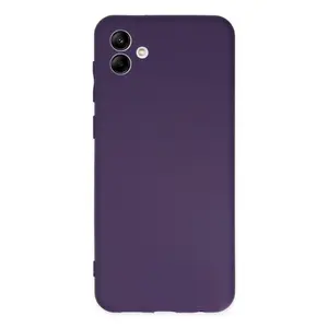 Samsung Galaxy A04 Kılıf First Silikon - Mor
