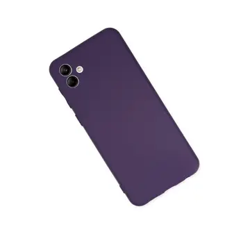 Samsung Galaxy A04 Kılıf First Silikon - Mor