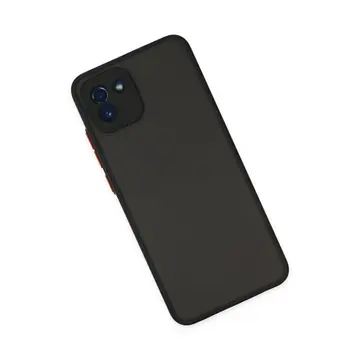 Samsung Galaxy A03 Kılıf Montreal Silikon Kapak - Siyah
