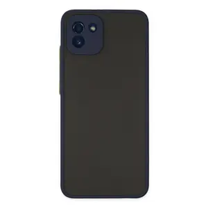 Samsung Galaxy A03 Kılıf Montreal Silikon Kapak - Lacivert