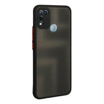 İnfinix Hot 10 Play Kılıf Montreal Silikon Kapak - Siyah