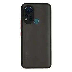 İnfinix Hot 11s Kılıf Montreal Silikon Kapak - Siyah