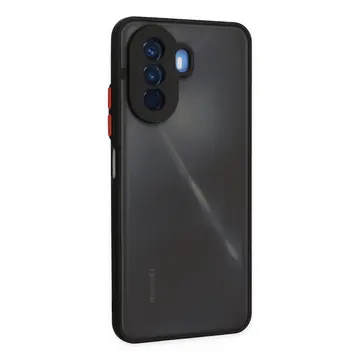 Huawei Nova Y70 Kılıf Montreal Silikon Kapak - Siyah