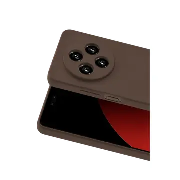 Xiaomi Redmi 14c Kılıf First Silikon - Kahverengi